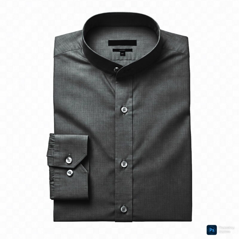Mandarin collar shirts (6)